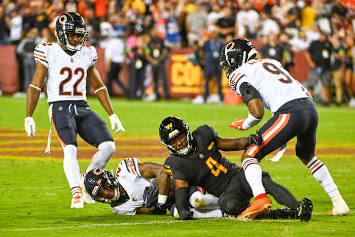 The Commanders have found some resolutions after reviewing the Bears game tape, says Ron Rivera.
